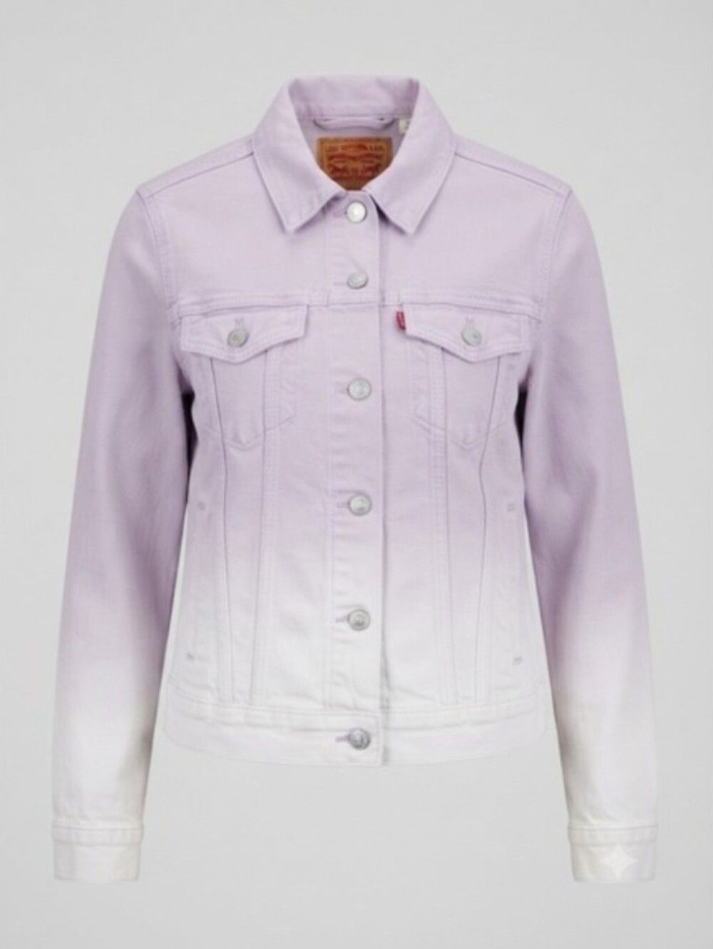 Levi's Lavender Ombre Denim Jacket - Women's Size M